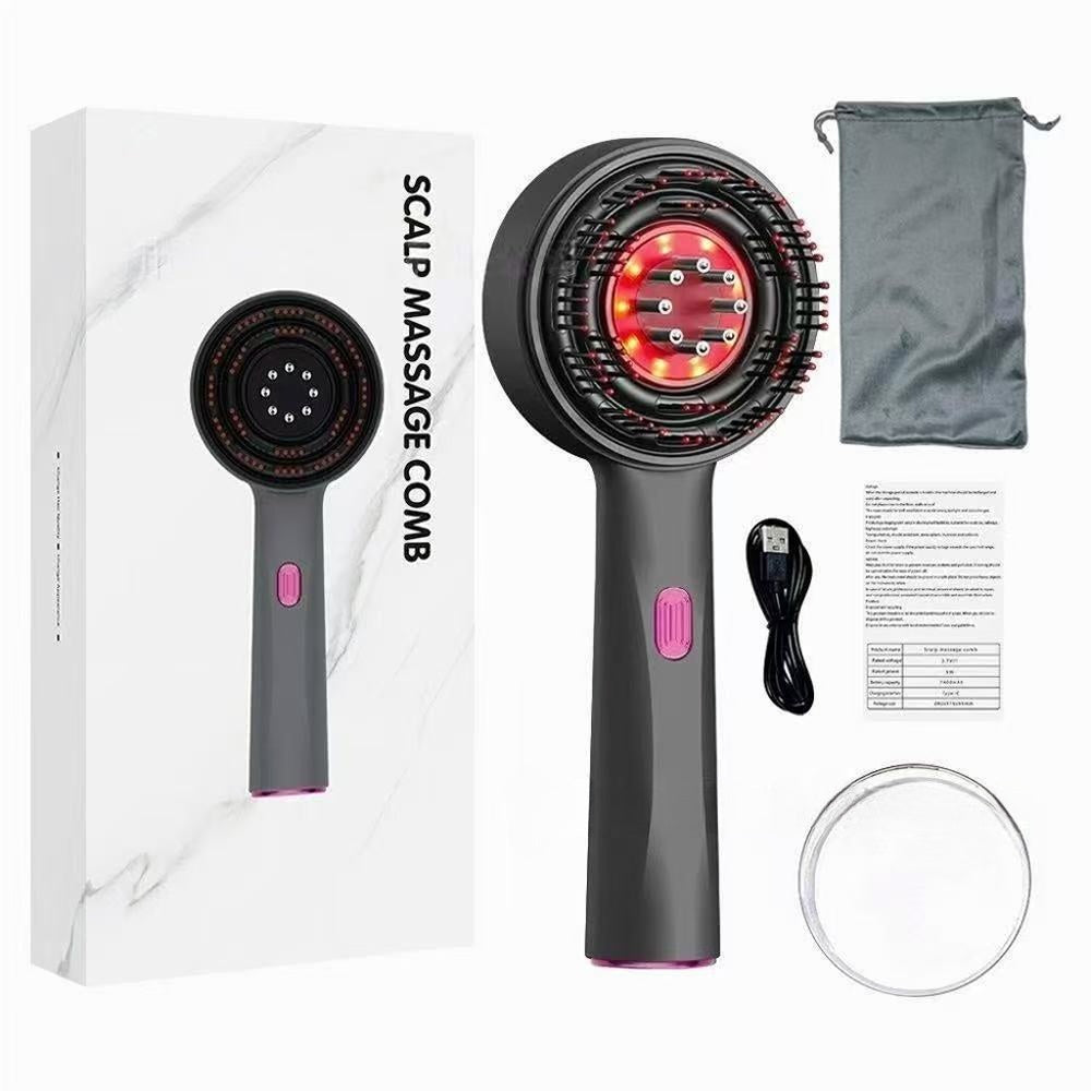 Masajeador Eléctrico de Cabeza con Luz Roja