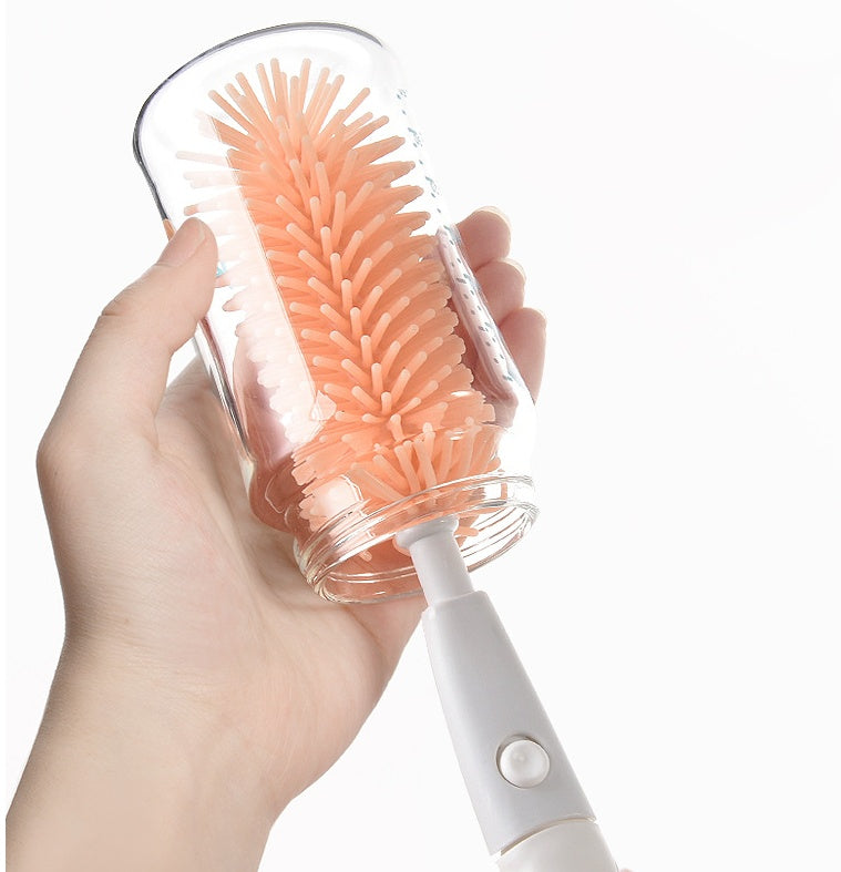 Cepillo Biberón 360° – Silicona Sin BPA
